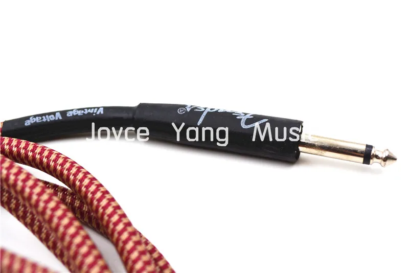 20 футов Электрический гитарный кабель усилитель свинцового шнура аудио