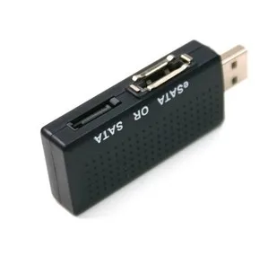 Розничная + Оптовые Новый 2 в 1 USB 2.0 для ESATA SATA Bridge адаптер портативных ПК|adapter usb