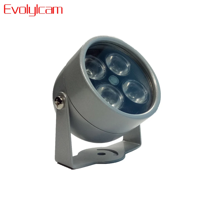 Evolylcam 4 ИК светодиодный инфракрасный осветительный Светильник ИК ночного видения для камер видеонаблюдения заполняющий светильник металлический серый купол водонепроницаемый
