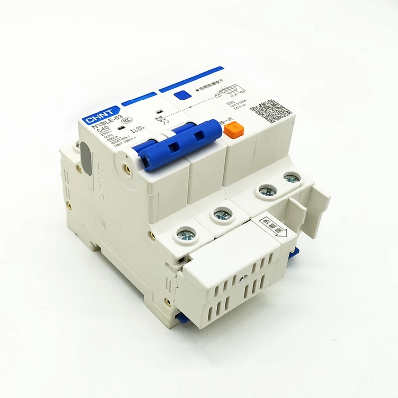 CHINT RCBO NXBLE-63 Американская классификация проводов 2р 30mA 6KA 32A 40A 50A 63A остаточный ток автоматический выключатель RCBO