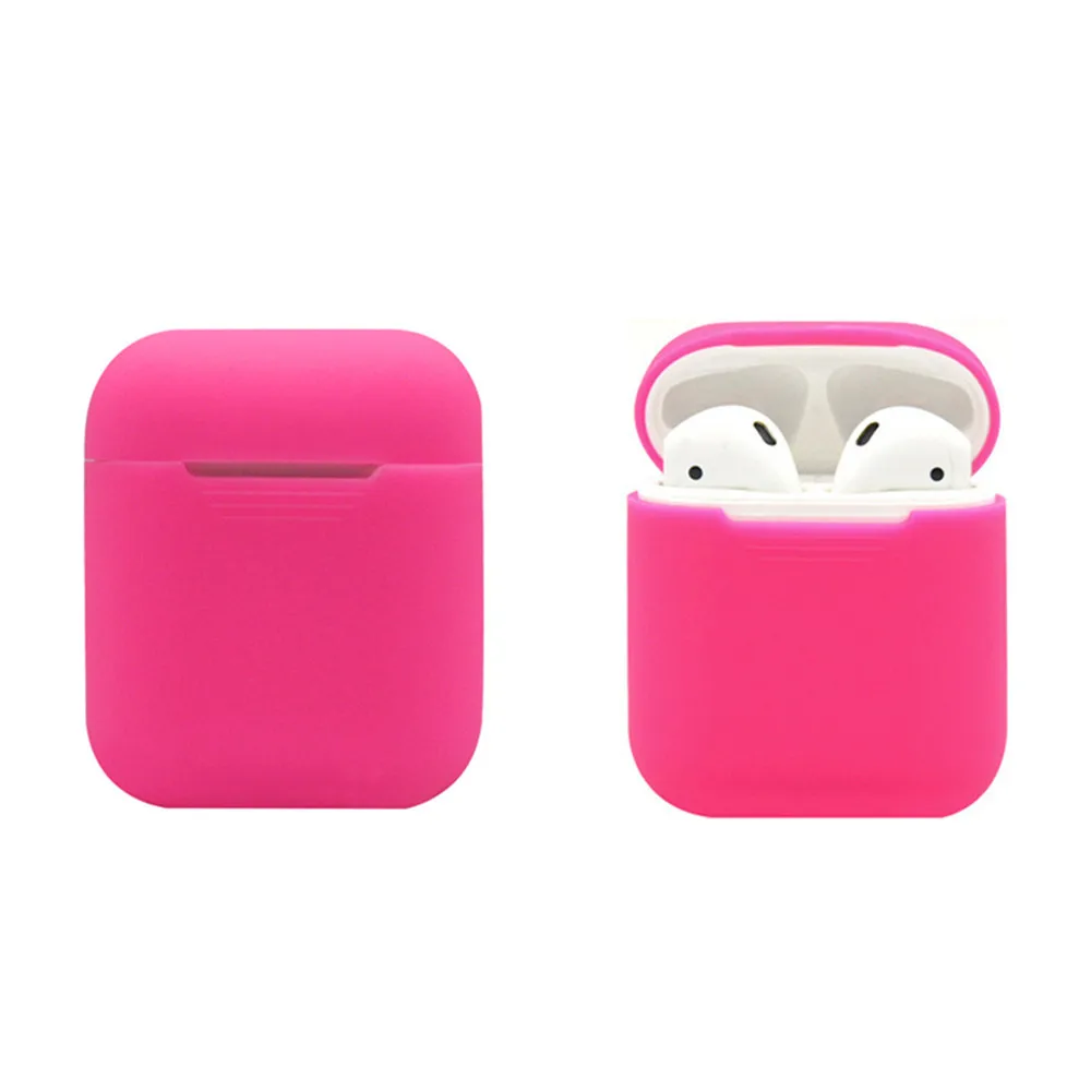 H Силиконовый чехол для AirPods, защитный чехол для Apple Airpod, чехол для зарядки, спортивные наушники, Прямая поставка - Цвет: H