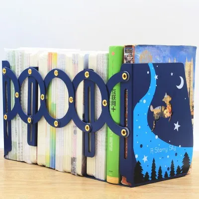 Настольный книжный шкаф детская Складная Настольная папка книга телескопическая детская книга экономичное сжатие Студенческая книжная полка - Цвет: M
