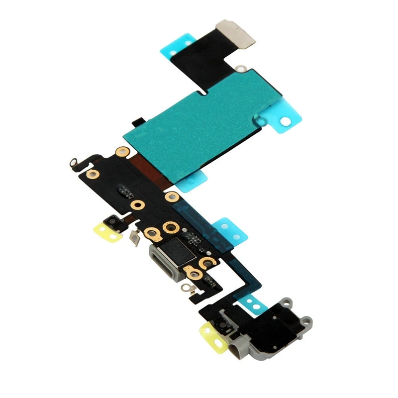 Гибкий кабель для iPhone 6 6S Plus док станция с зарядным портом и usb разъемом наушников 4