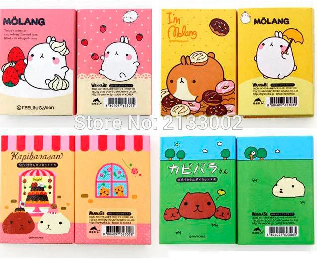

Cute Rabbit Pig Memo Notepad Note Book Memo Pad Sticky Notes Memo Set Gift Stationery For Kids