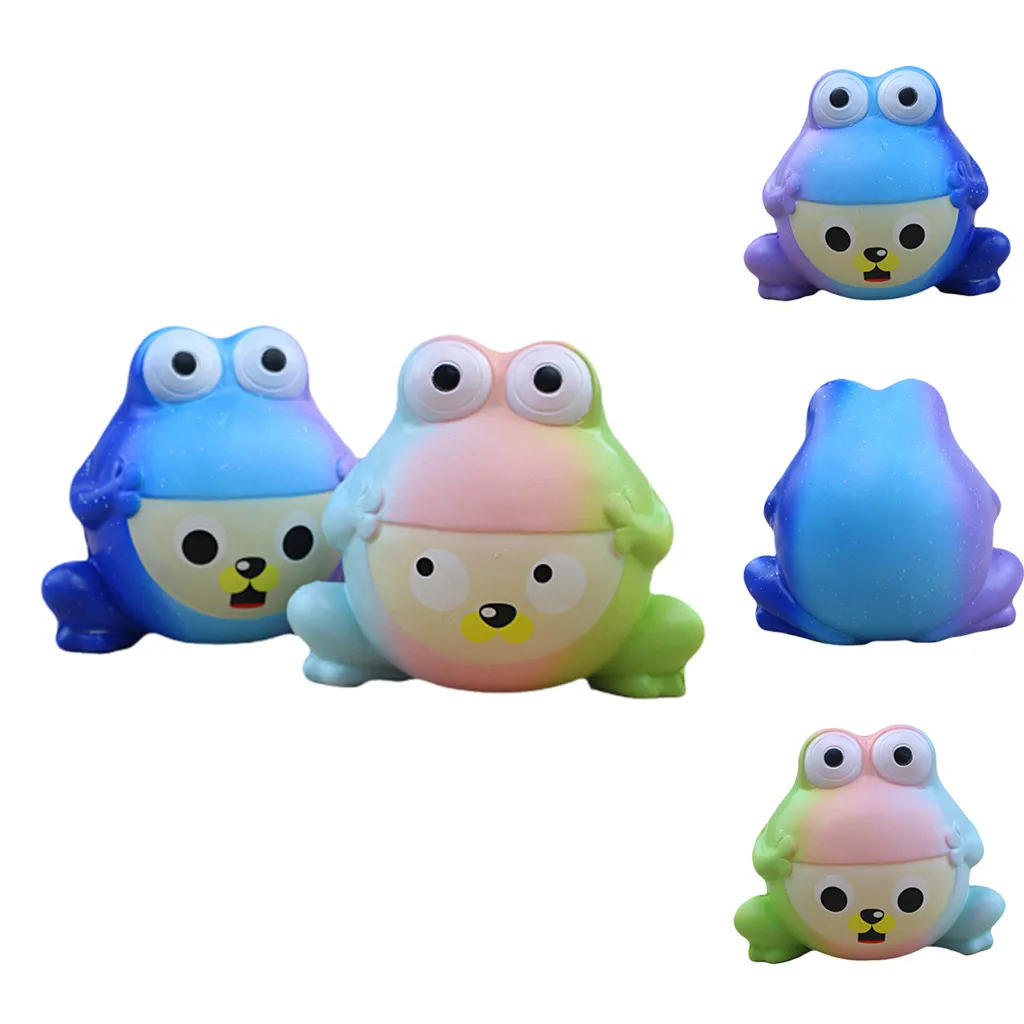 HIINST Squishy игрушка лягушка Kawaii животные медленно поднимающиеся для детей Младенцы