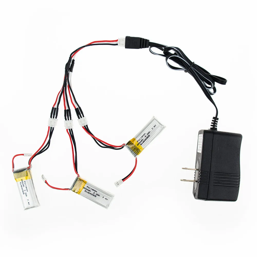WLtoys F959 3 шт./7 4 в 300 мАч 20C LiPo батарея и зарядное устройство RC Квадрокоптер Дрон