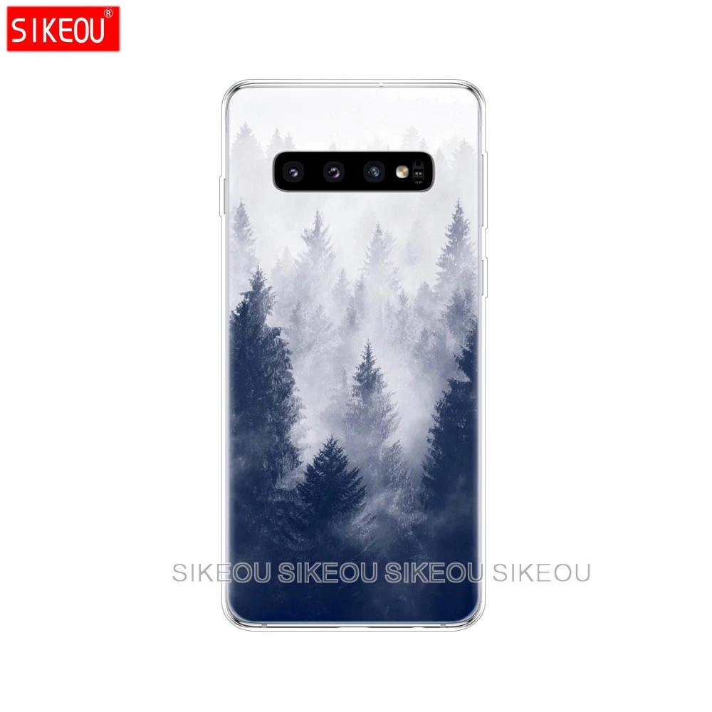61005 Для samsung Galaxy S10 чехол S10Plus Силиконовый ТПУ чехол для телефона S10 E чехол для samsung S10 Plus G975F S 10 SM-G973F прозрачный - Цвет: 61005