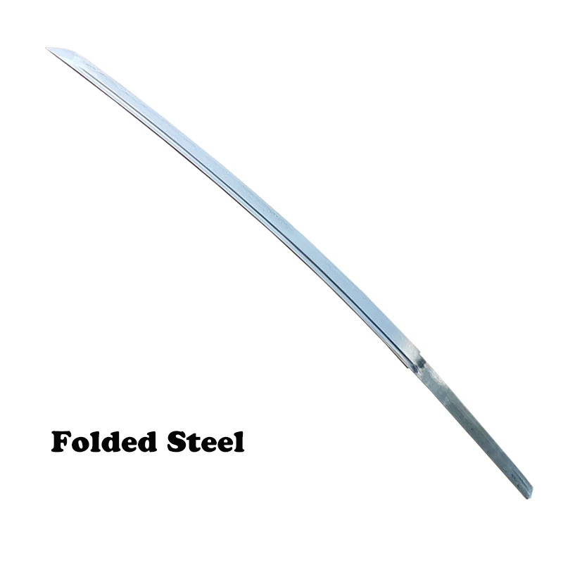 Practical Sword's Blade Forged Folded Steel /High Carbon Steel For Japanese Samurai Katana /Wakizashi/ Tanto Full Tang Sharpness