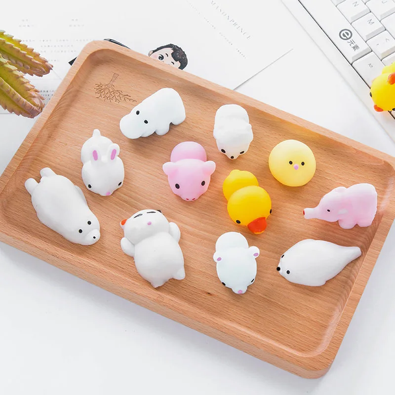 Одиночная распродажа мини мягкое милое животное Антистресс мяч Squeeze Mochi Rising Abreact