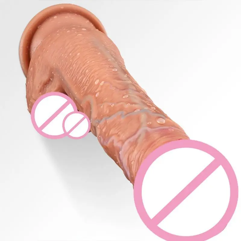 Реалистичный фаллоимитатор Анальная пробка Телескопический Массажер для пениса