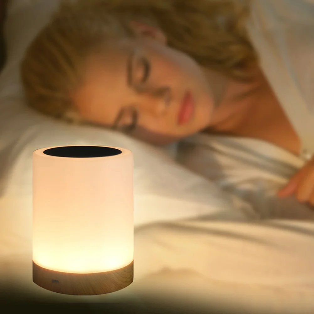 Home Decor Диммируемый ночной Светильник Спальня многоцветный Портативный