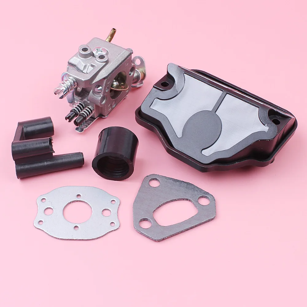Карбюратор Carb для Husqvarna 136 137 142 141 воздушный фильтр втулка прокладка впускного коллектора загрузочный комплект бензопилы Замена запасных частей