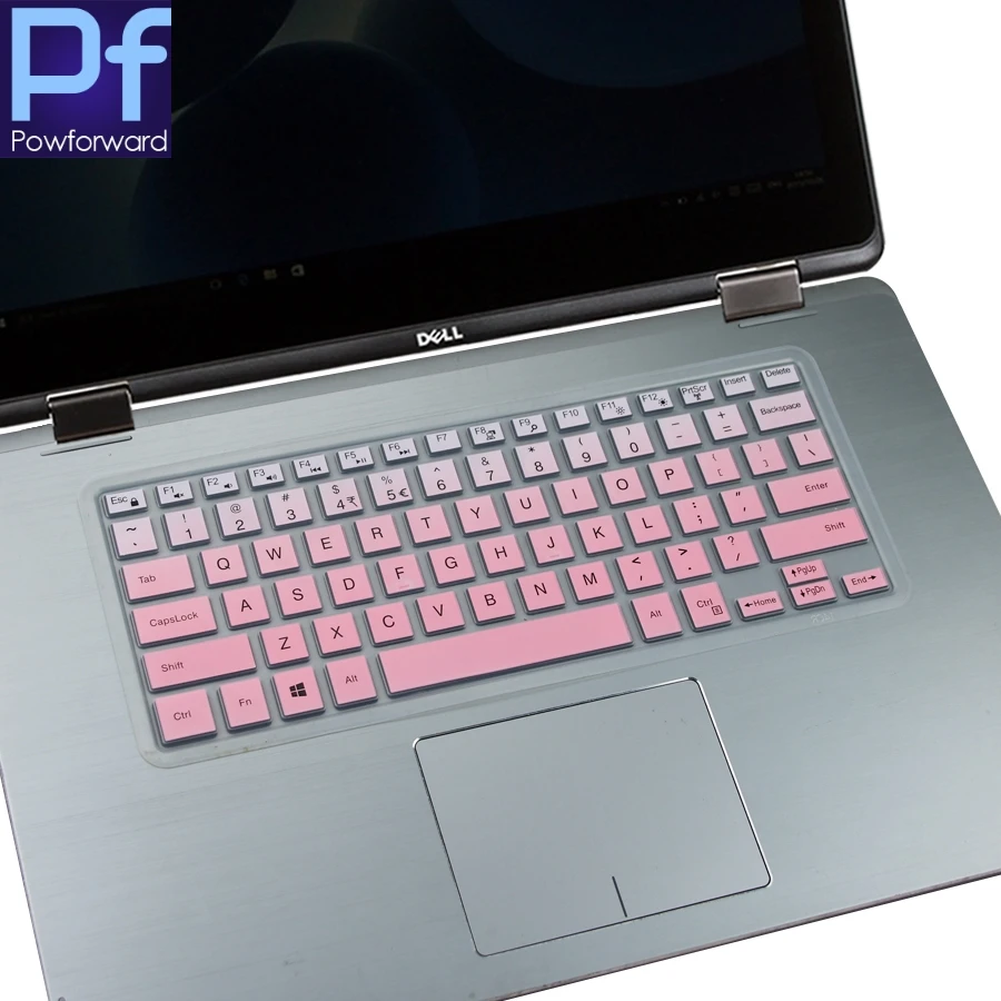 Силиконовый чехол для клавиатуры ноутбука Dell Inspiron 13 2018 Series 5000 5368 5378 5379 7000|Чехлы