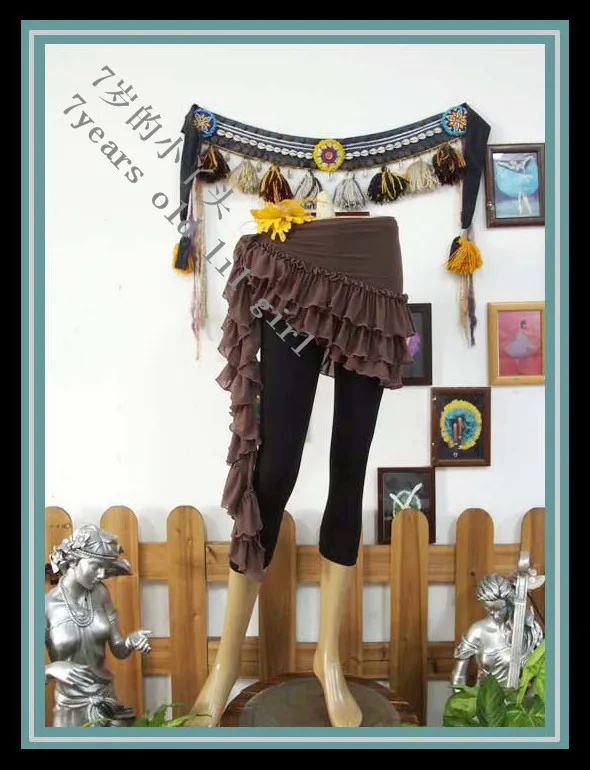 Ремень для танца живота прозрачный тонкий платок аксессуар в готическом стиле |