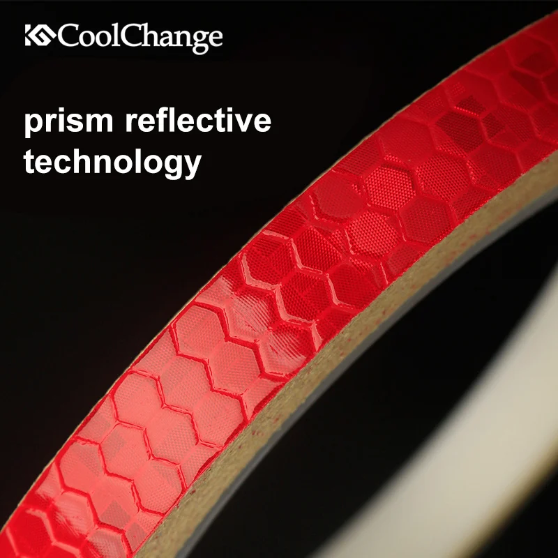 Велосипедные светоотражающие наклейки CoolChange велосипедные Красочные уличные