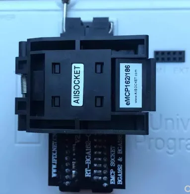 RT BGA162 01 адаптер EMMC seat EMCP162 EMCP186 Socket для RT809H Programmer|emmc adapter|emmc programmersockets programmer |