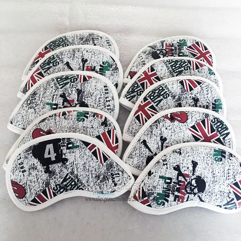 Новый головной убор для гольфа с британским флагом и черепом утюгом унисекс