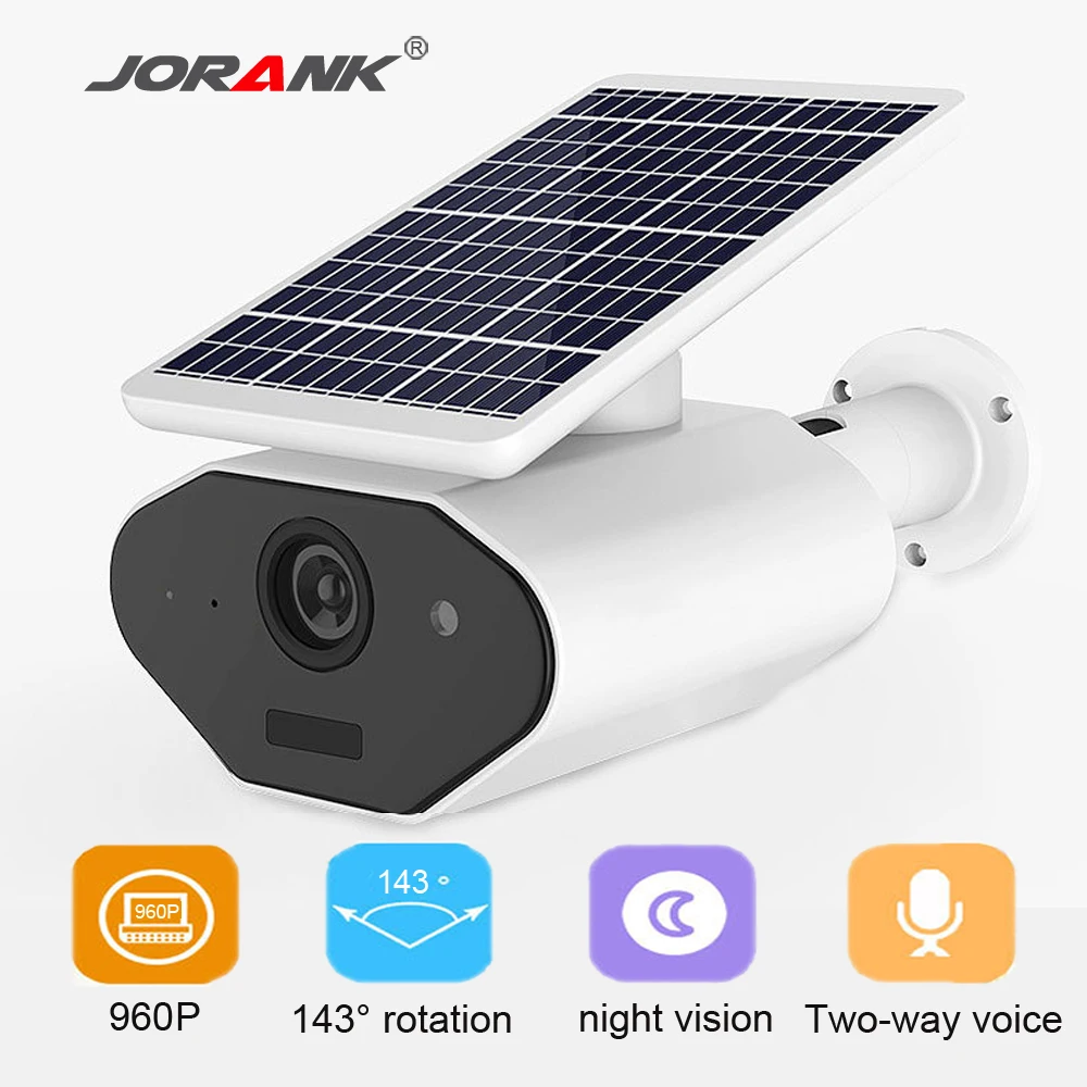 Камера видеонаблюдения JORANK беспроводная водонепроницаемая 960P с солнечной