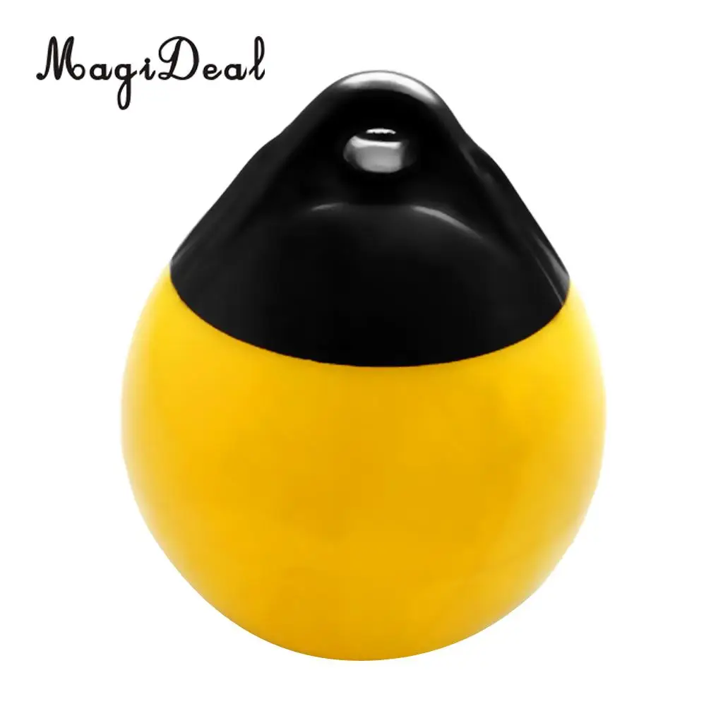 Black Yellow MagiDeal прочный сверхмощный пвх морской лодка Премиум ПВХ бампер щиток для причала защита для Каяка каноэ лодка аксессуары - Цвет: Black Yellow
