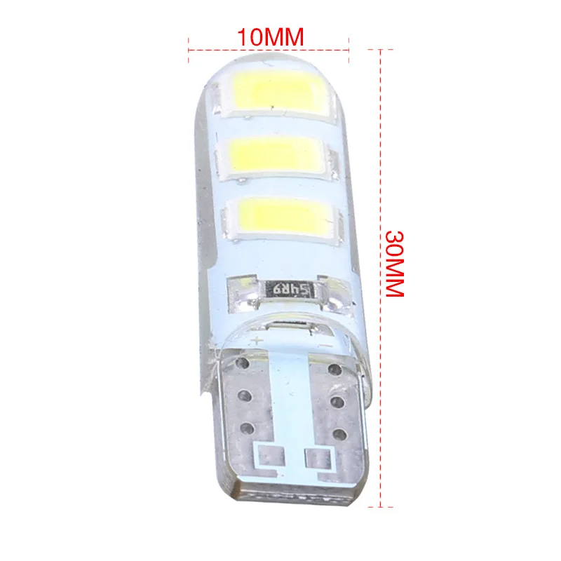 1 шт. Авто T10 светодиодный холодный белый 194 W5W 168 COB кварцевая автомобильная лампа с