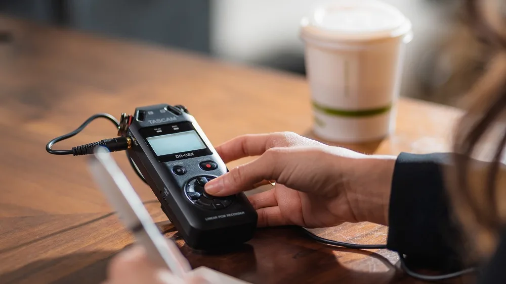 Новая версия TASCAM DR05X DR 05X ручной профессиональный портативный цифровой диктофон