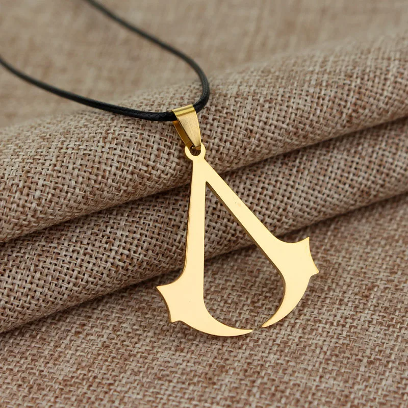 Эцио из Assassins Creed титановое ожерелье из нержавеющей стали Assassins подвеска «Creed» ожерелье