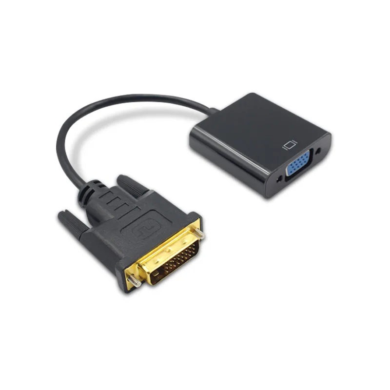 Dvi Male To Vga Female Cable Audio Transfer Line Hdmi Converter Adapter for TV Compueter Laptop JQC-Z05 | Электроника