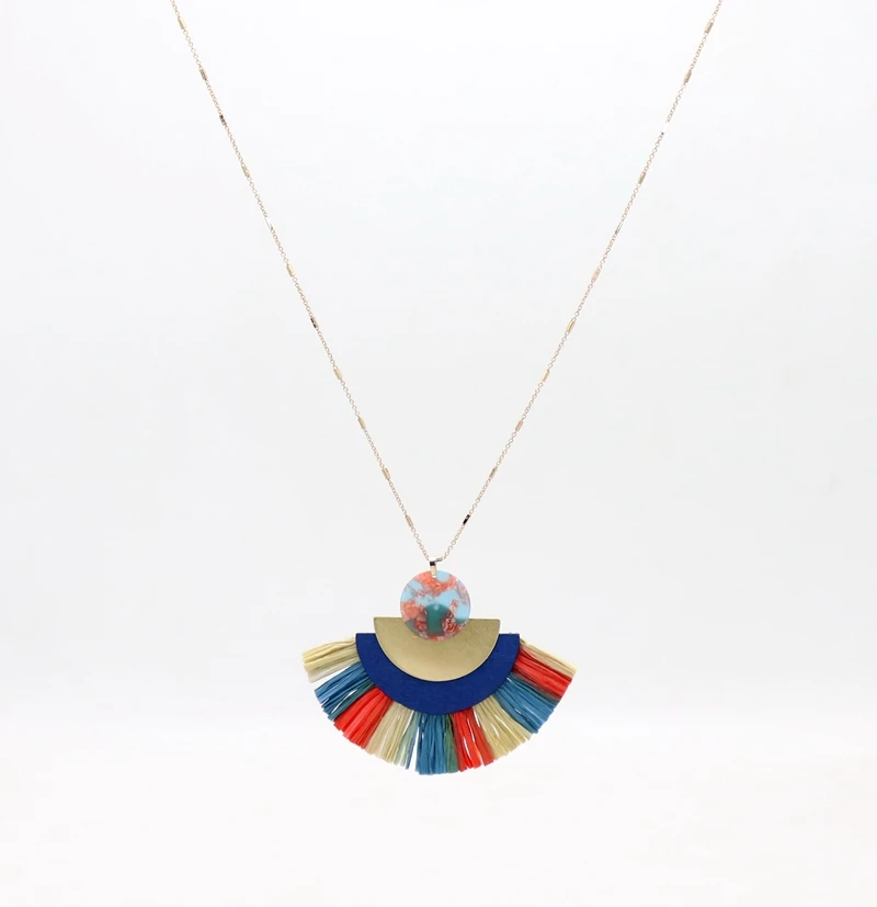 Новое поступление 2019 Feb бумажная солома в форме веера с полулитой круглой