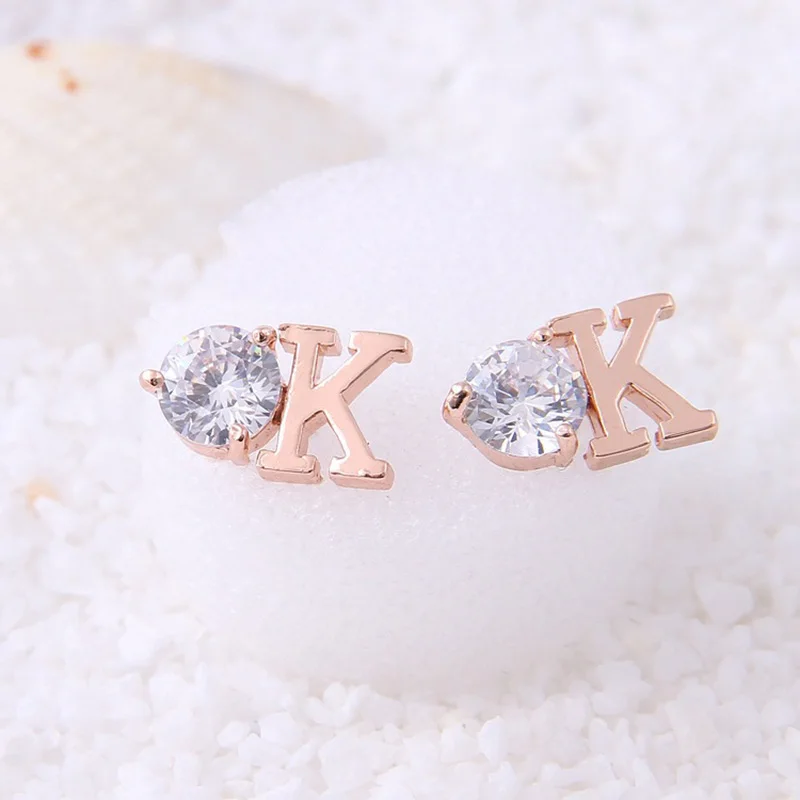 3 вида цветов женские простые серьги-гвоздики с кристаллами резные ок 2016 новые