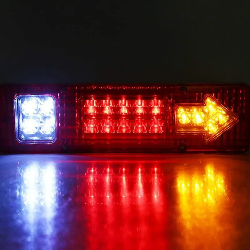 2x12 V светодиодные задние фонари 19 Led 5 функций задний индикатор Лампа для трейлера