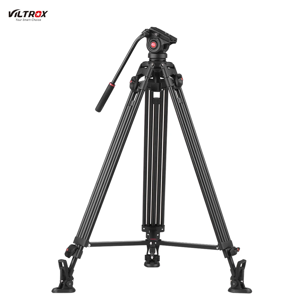 

Штатив для камеры Viltrox VX-18M, 190 см, из алюминиевого сплава, с жидкостным демпфированием, для Canon, Nikon, Sony, макс. нагрузка 10 кг/22 фунта