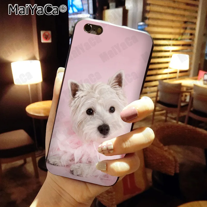 MaiYaCa Westie терьер собака щенок Хайленд терьер Модный чехол для телефона для Apple iphone 11 pro 8 7 66S Plus X 5S SE XS XR XS MAX