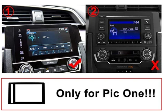 7-дюймовый автомобильный навигационный экранный протектор из прозрачного