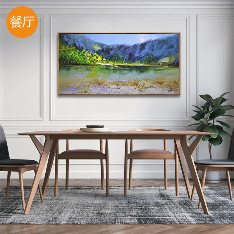 Ручная роспись холст картины маслом настенные художественные для гостиной