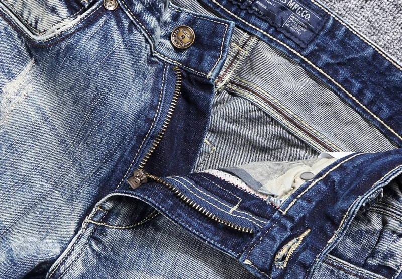 Джинсовые шорты мужские рваные в стиле ретро модные из денима пэчворк джинсовые