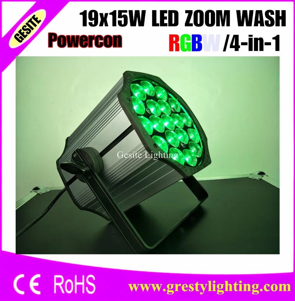 Большой пчелиный глаз 19x15W увеличение луча Par свет LED круг управления|bee eye|zoom parpar