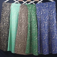 fashion gilding pattern long muslim skirt long skirts for muslim women b2302