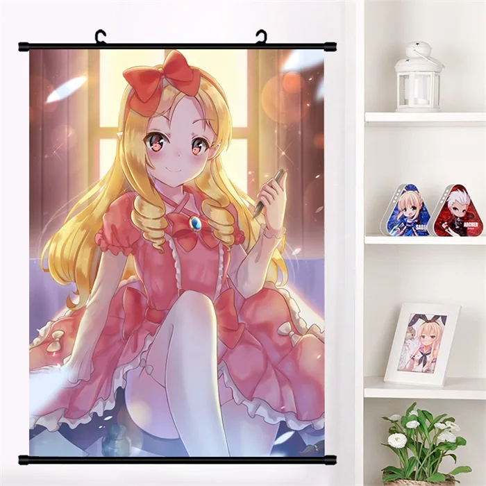 M Японского аниме "eromanga-Sensei" Izumi Sagiri милый настенный свиток Фреска плакат Настенные подвесные плакаты коллекция домашнего декора искусство - Цвет: M