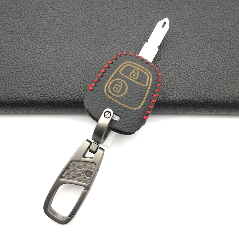 100% кожаный чехол для автомобильного ключа Peugeot 206 307 207 Citroen C2 C3 C4 Иран Toyota с 2