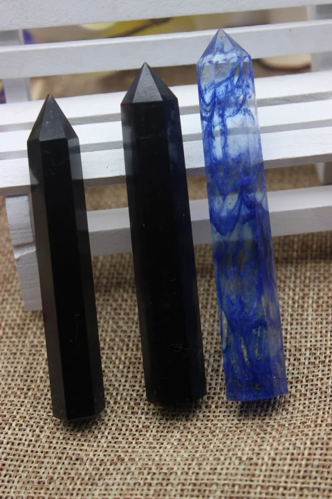 

3 PCS 71 grams of natural quartz crystal healing magic wand point