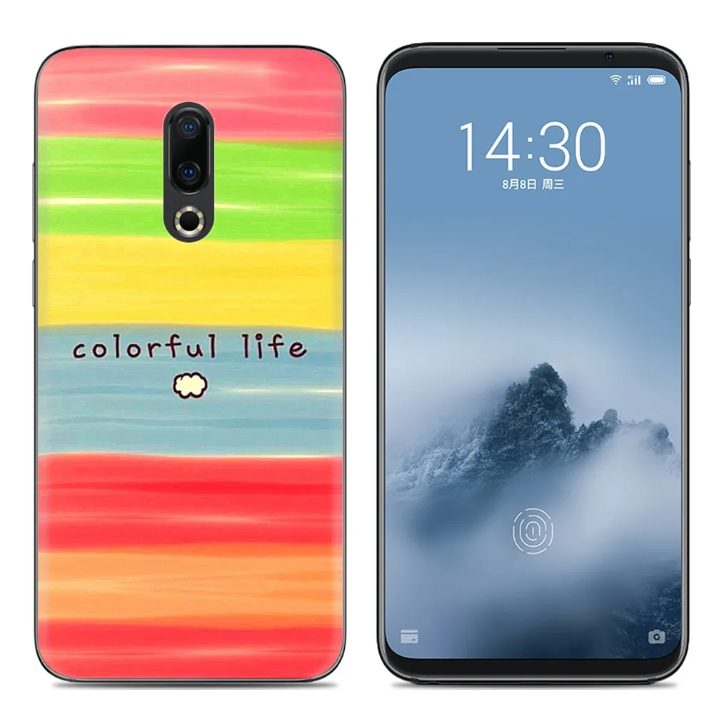 Прямая поставка чехол для телефона Meizu 16 6 дюймов модный дизайн художественный