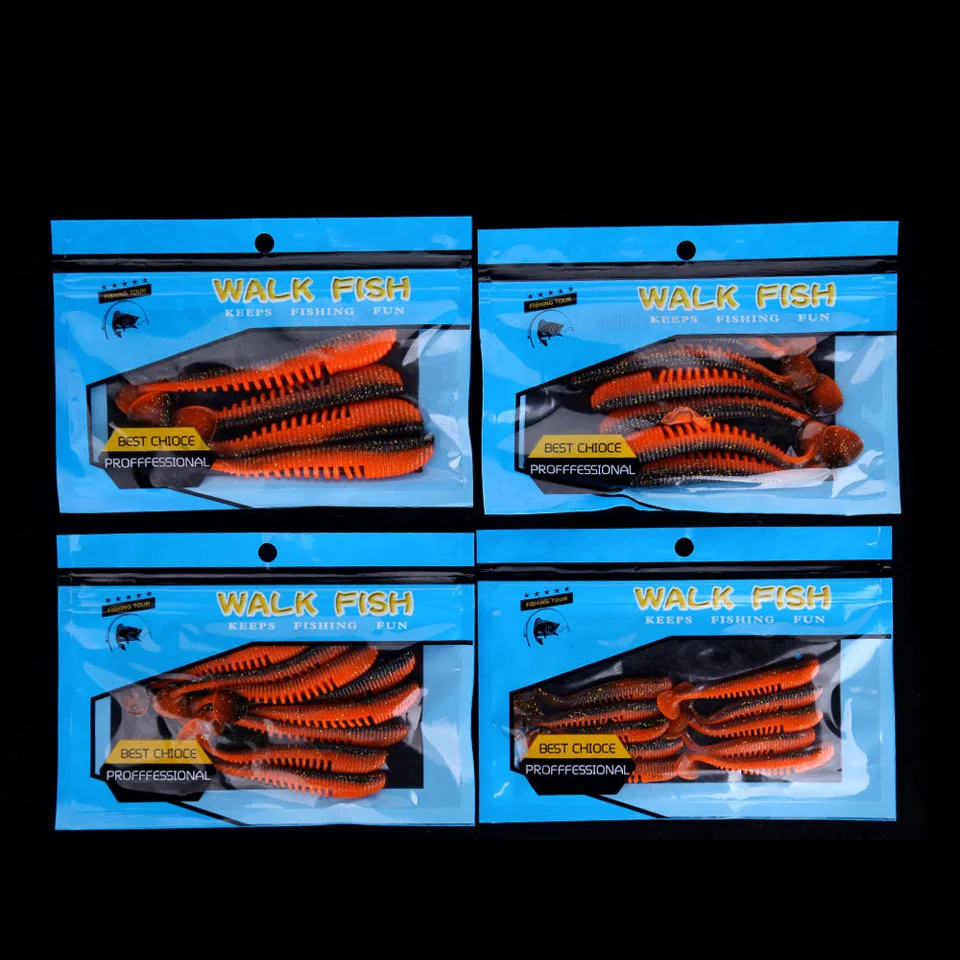 WALK FISH Awaruna рыболовные приманки 6,5 см 9 см 10 см 11 см искусственные приманки воблеры мягкие приманки Shad Carp силиконовые рыболовные мягкие приманки