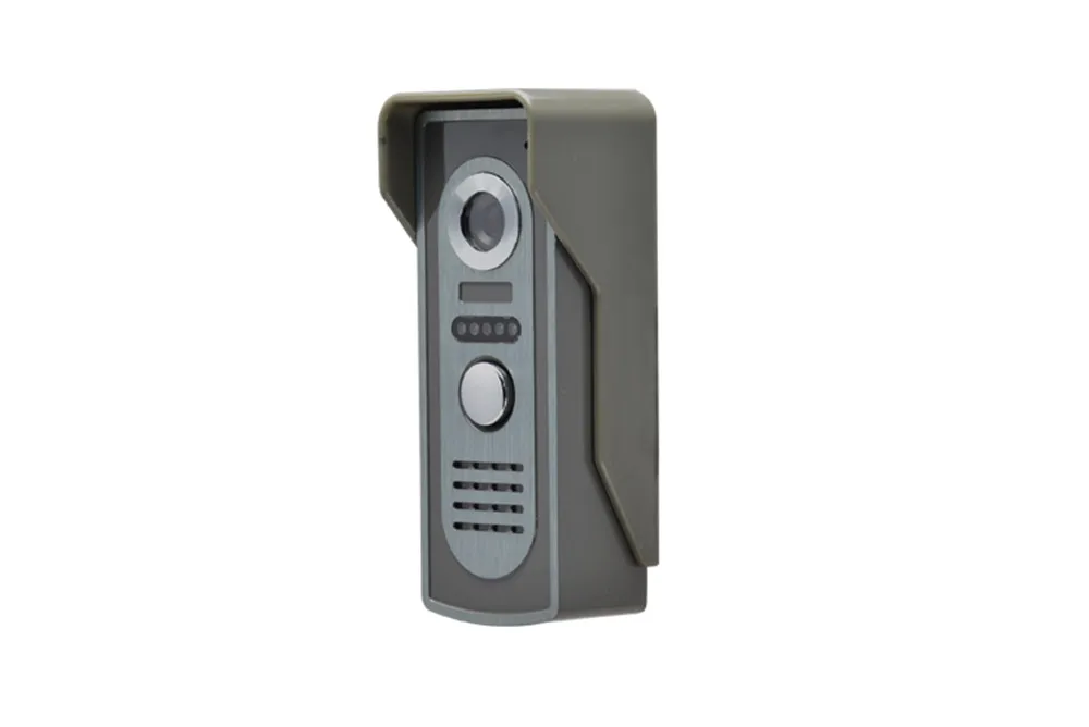 7 дюймовый ЖК дисплей 600TVL видеодомофон из цинкового сплава|video door phone|door phonedoor video