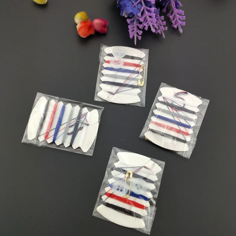 Новый 100 Набор Мини Портативный комплект для шитья игольчатая нить набор штифтов