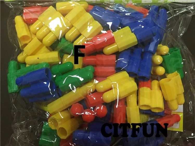 Блокировочный многоцветный строительный блок | Спорт и развлечения