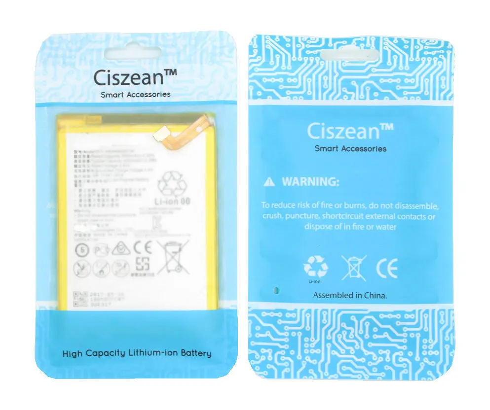 Ciszean 1x4000mAh HB396693ECW Сменный аккумулятор для Huawei mate 8 mate8 батареи Batteria Batterij | Мобильные