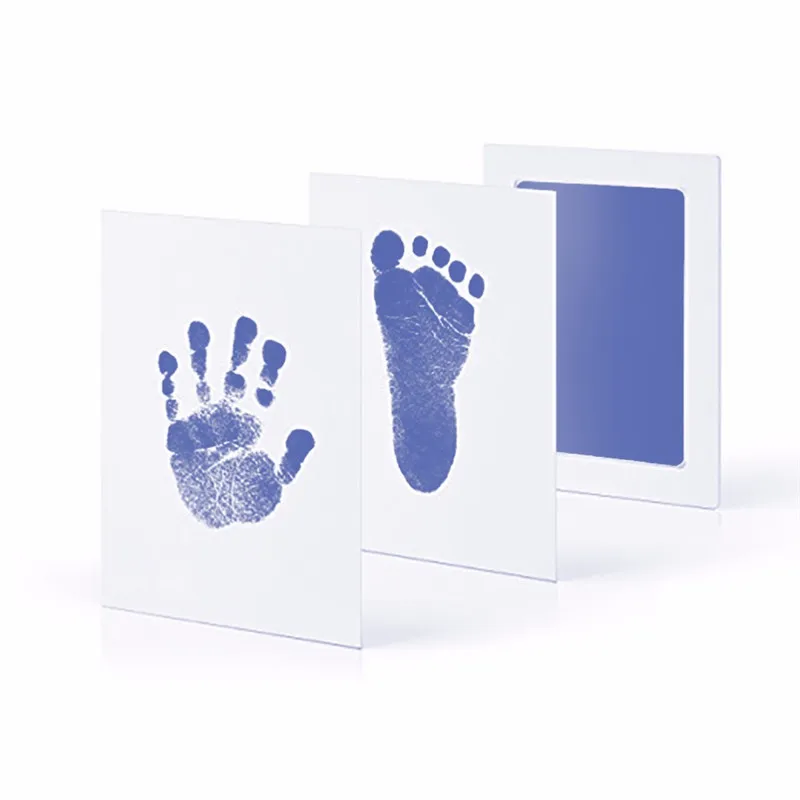 

Taoqueen Baby Care Non-Toxic Newborn Handprint Footprint Imprint Kit Casting Parent-Child Hand Inkpad Watermark Infant Clay Toys
