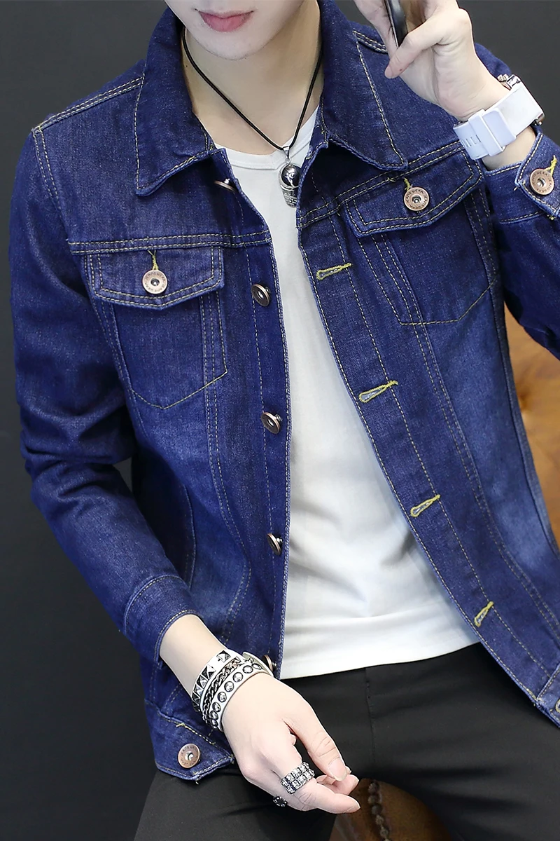 Men Jacket and Coats Brand Clothing Denim Fashion Mens Jeans Spring Autumn Outwear Male Jaqueta Masculino | Мужская одежда