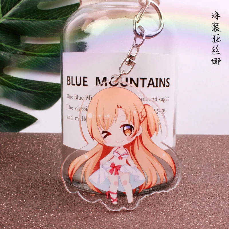 Брелок в японском стиле аниме онлайн мультяшный персонаж САО Асуна сумка