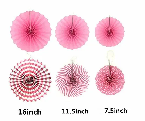 20 шт. бумажные помпоны с розовыми цветами сотовые шарики фонари подвесные вееры